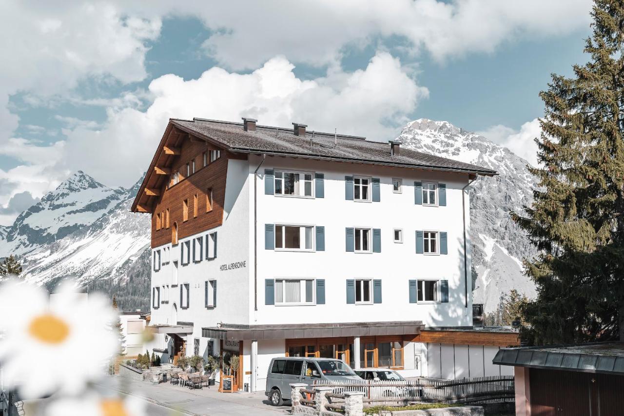 Hotel Alpensonne - Panoramazimmer & Restaurant Arosa Eksteriør bilde