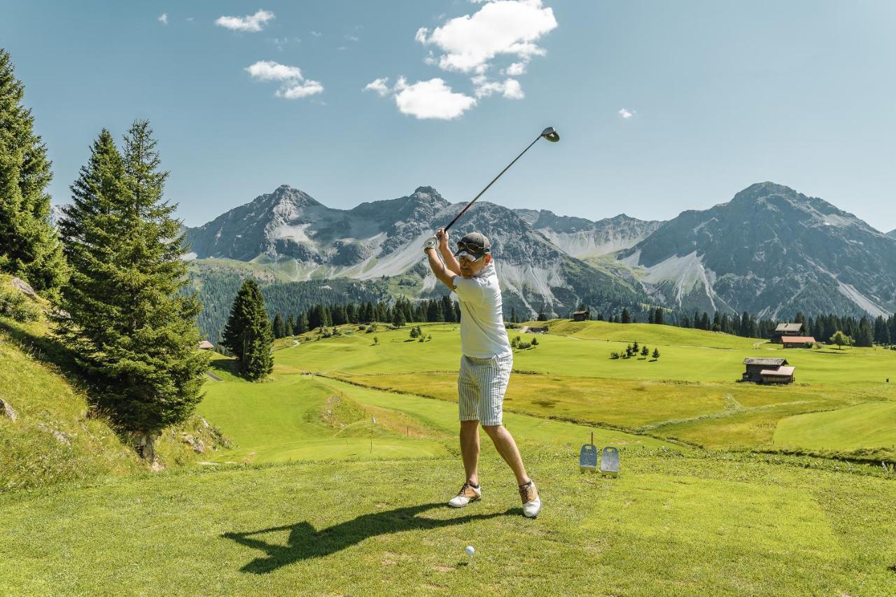 Hotel Alpensonne - Panoramazimmer & Restaurant Arosa Eksteriør bilde