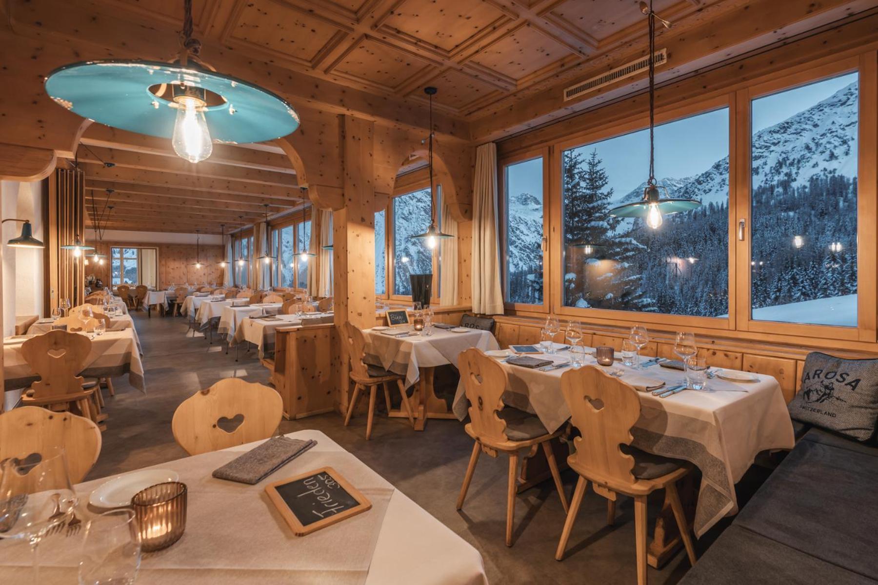 Hotel Alpensonne - Panoramazimmer & Restaurant Arosa Eksteriør bilde