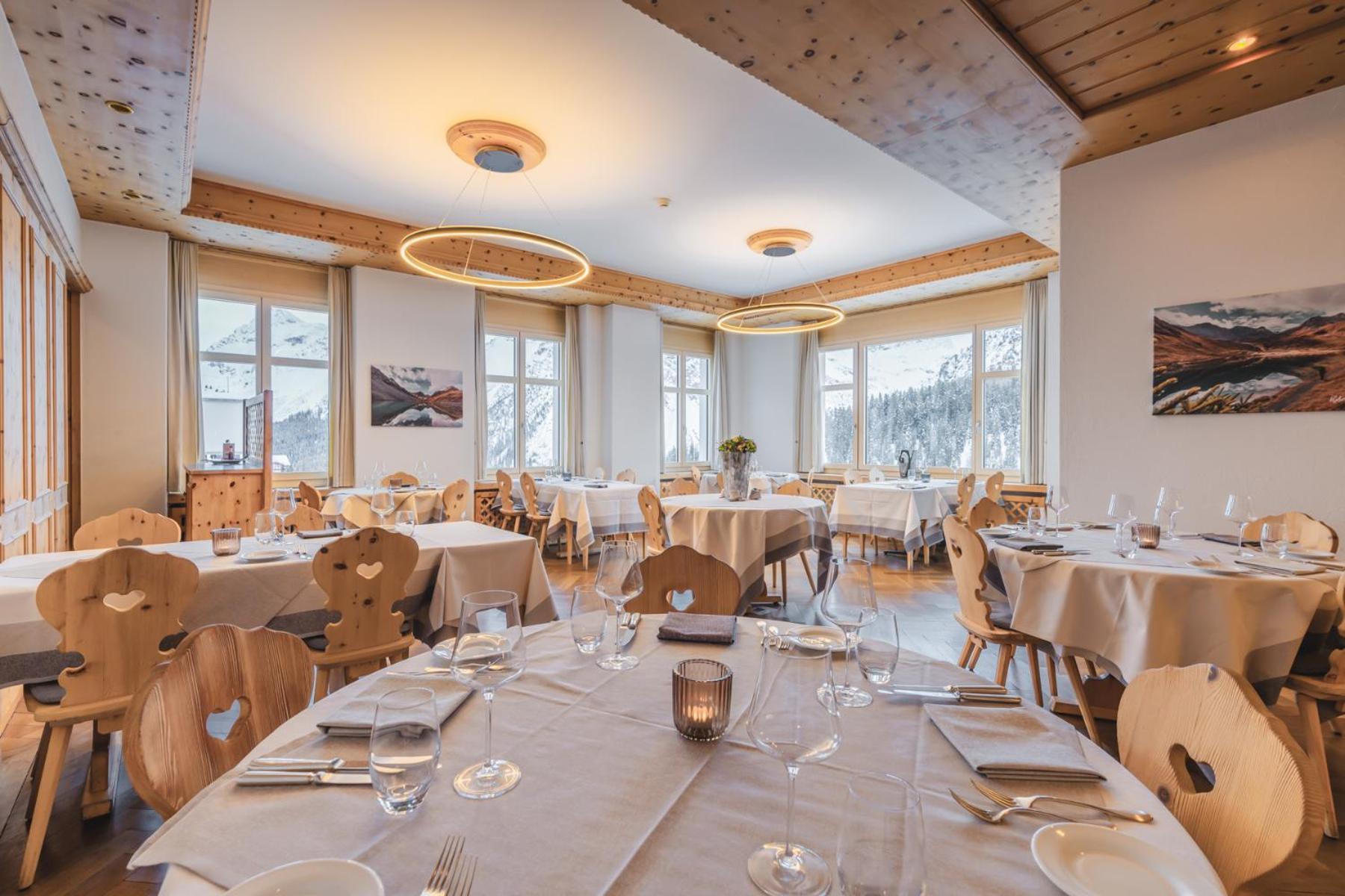 Hotel Alpensonne - Panoramazimmer & Restaurant Arosa Eksteriør bilde
